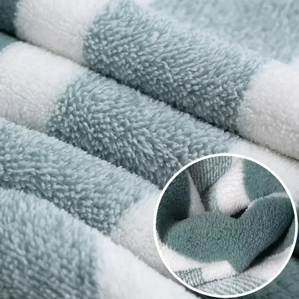 Soft Striped Quick-Dry Towels