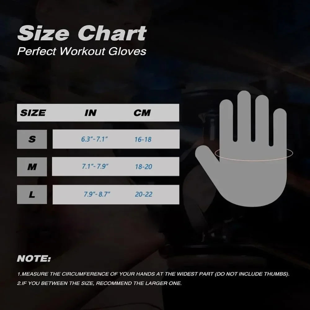 Breathable Gym Gloves for Men