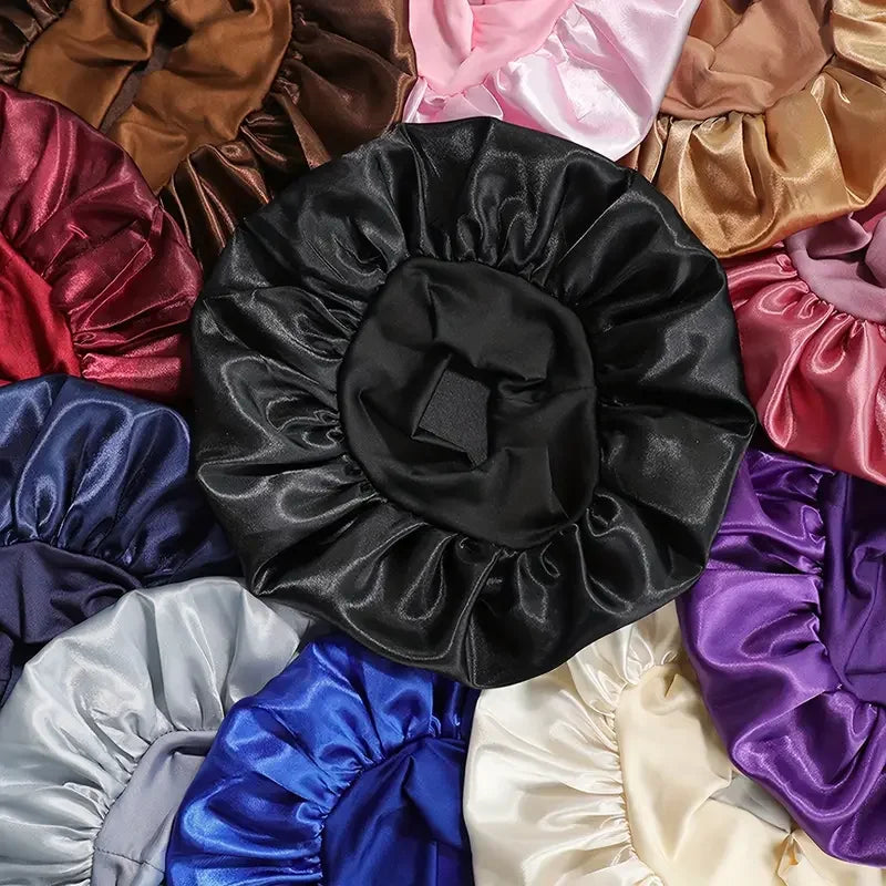 Elegant Satin Shower Bonnet