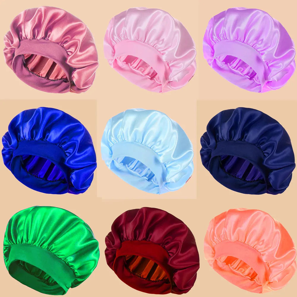 Elegant Satin Shower Bonnet