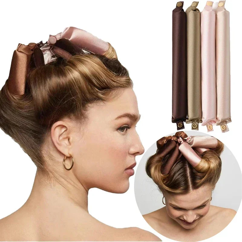 Soft Satin Curling Headband