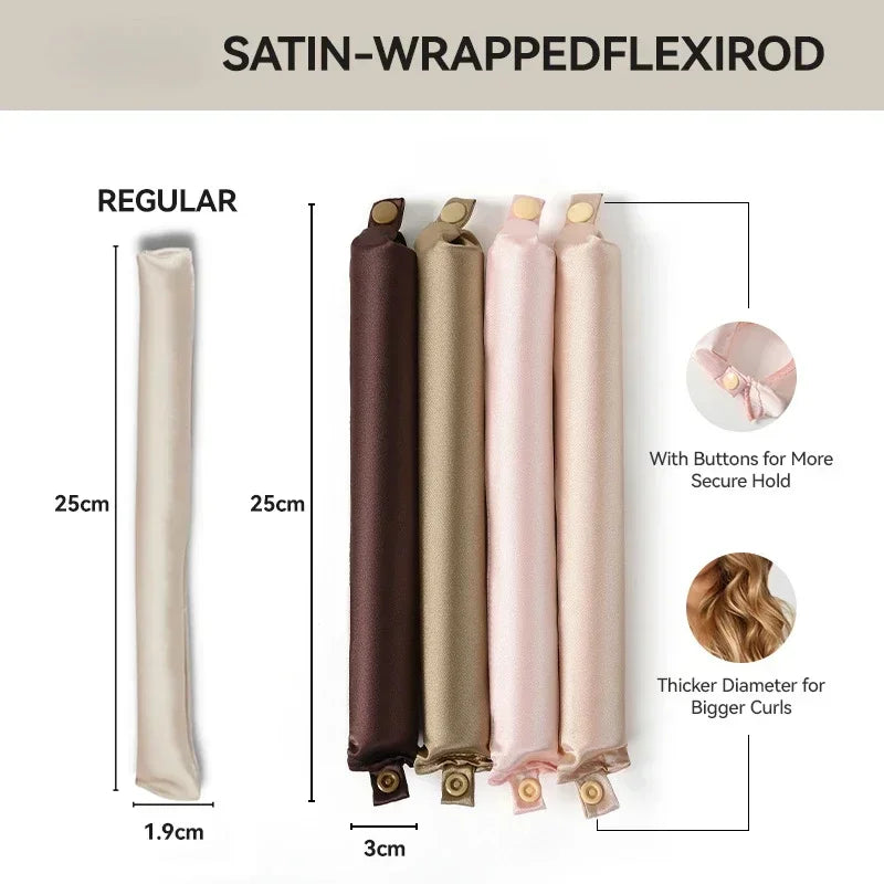 Soft Satin Curling Headband