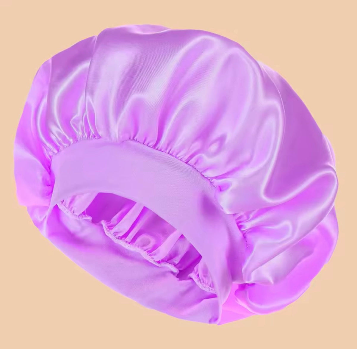 Elegant Satin Shower Bonnet