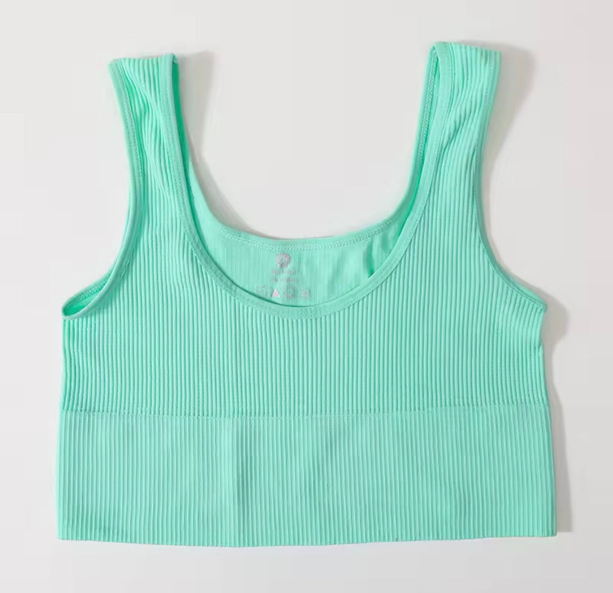 Seamless Ribbed Cropped Tank