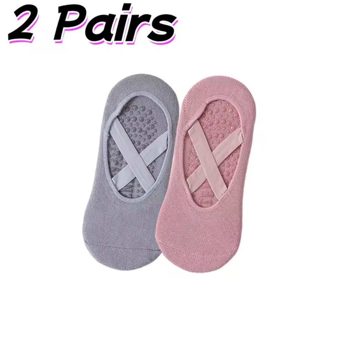 Colorful Lace-up Yoga Socks