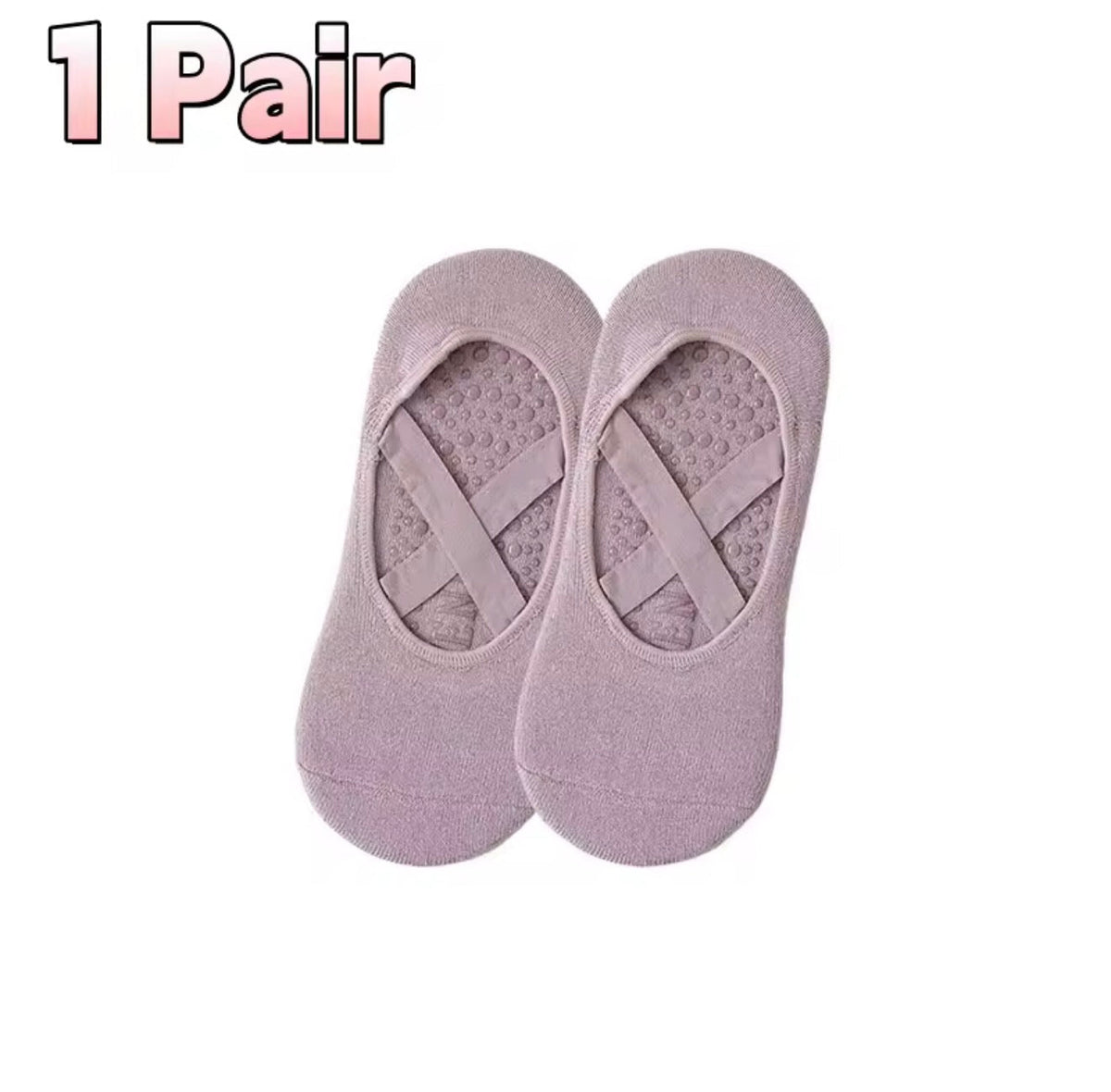 Colorful Lace-up Yoga Socks