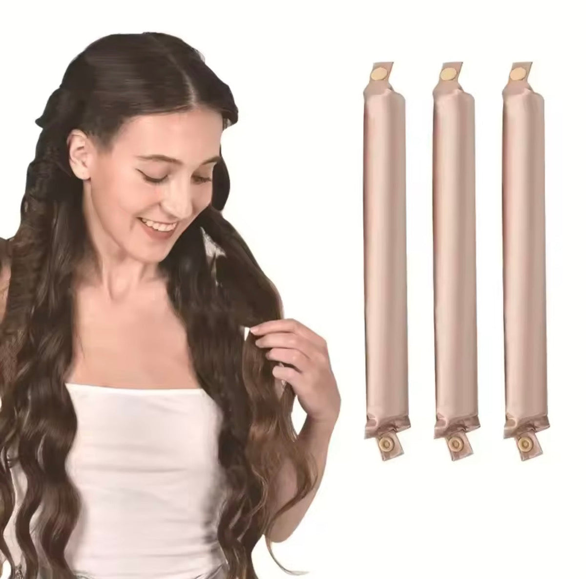 Soft Satin Curling Headband