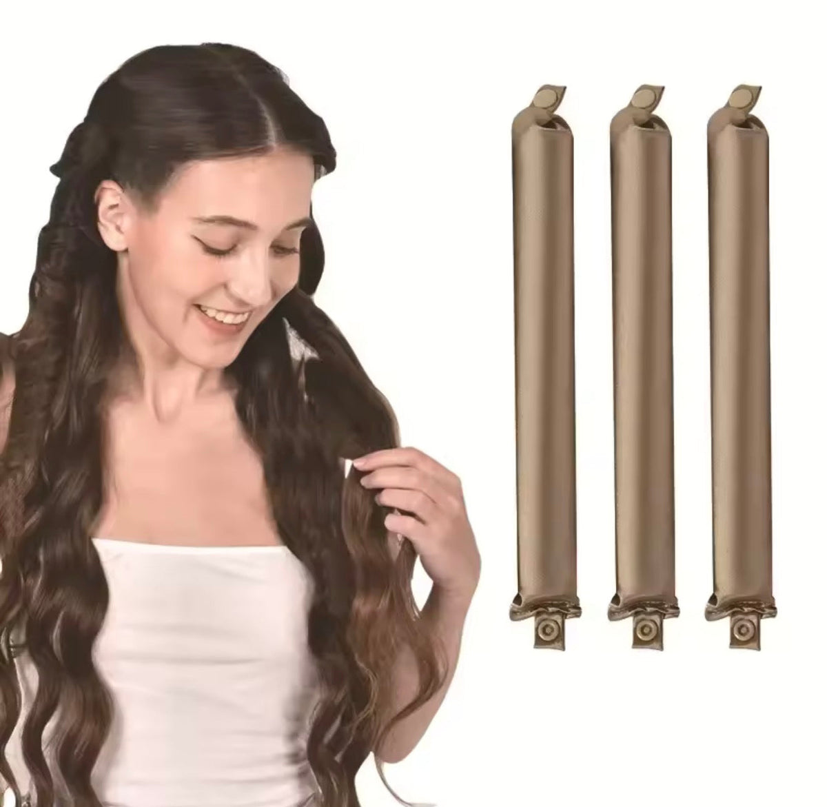 Soft Satin Curling Headband