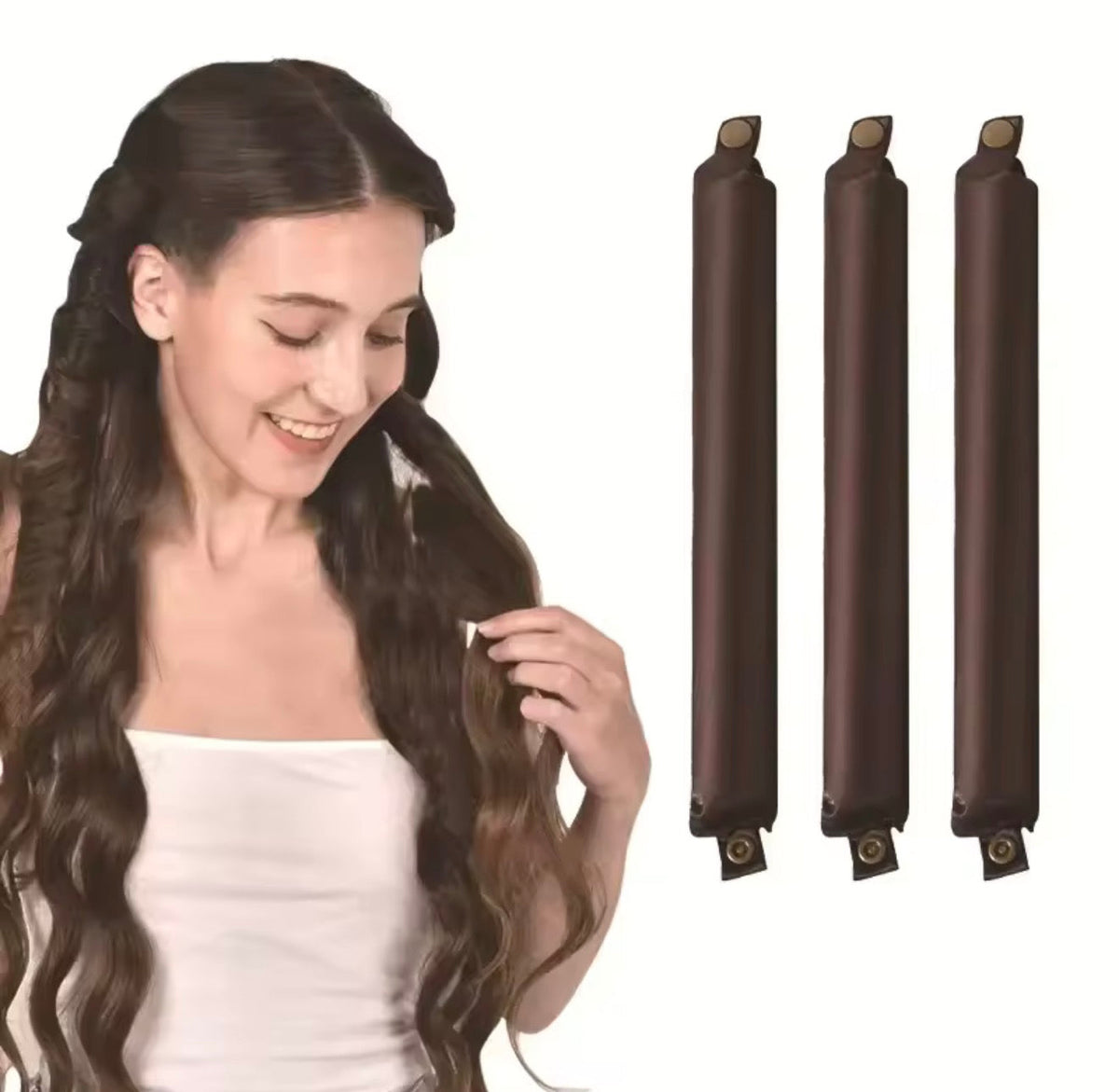 Soft Satin Curling Headband