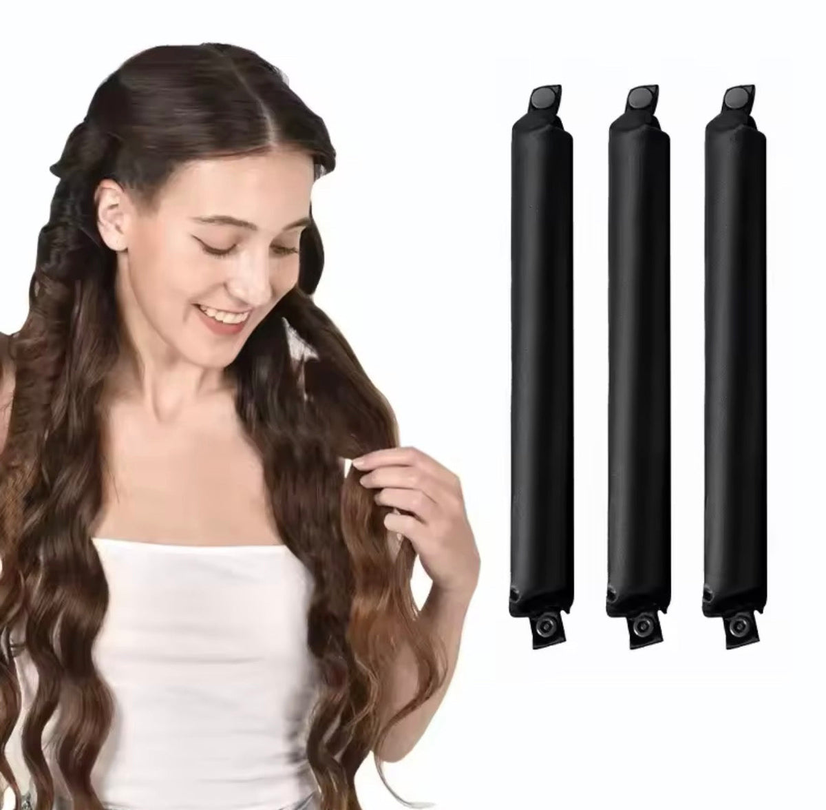 Soft Satin Curling Headband