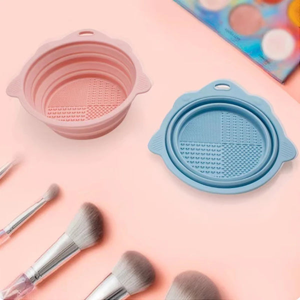 Silicone Makeup Brush Cleaner Bowl