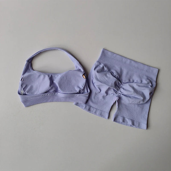 Chic High-Waist Yoga Set
