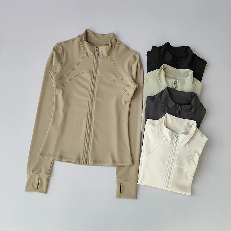 Chic Women's Windproof Fitness Jacket